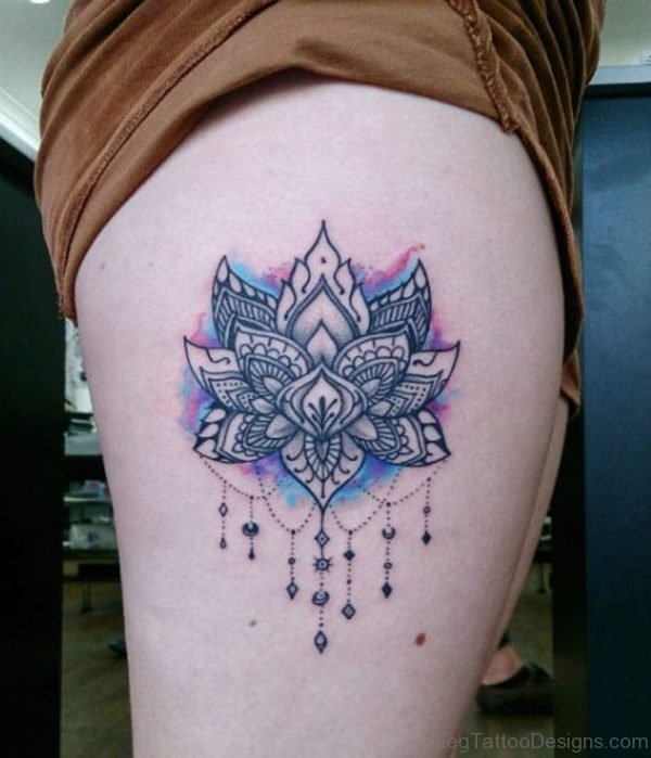 Amazing Lotus Tattoo