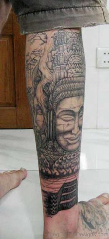 Asian Buddha Tattoo