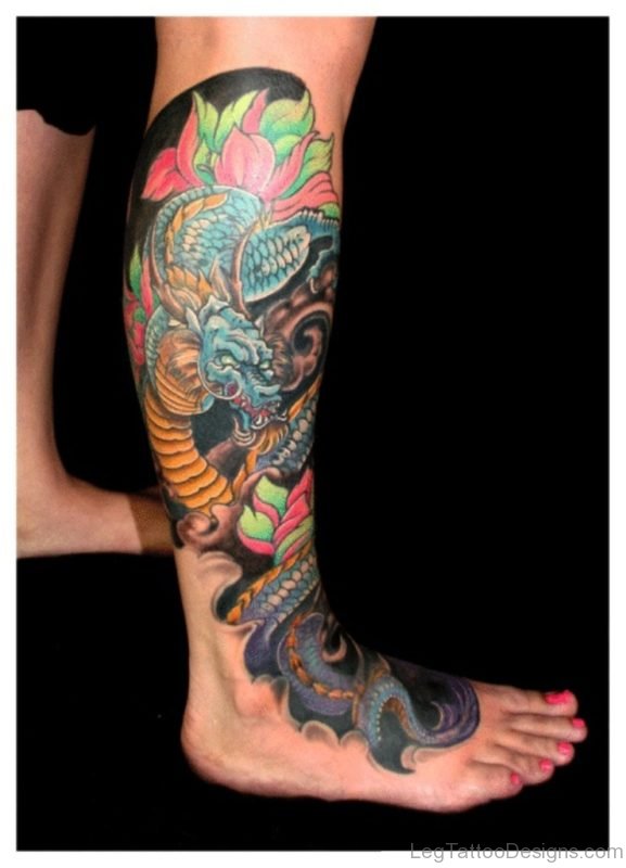 Asian Dragon Tattoo