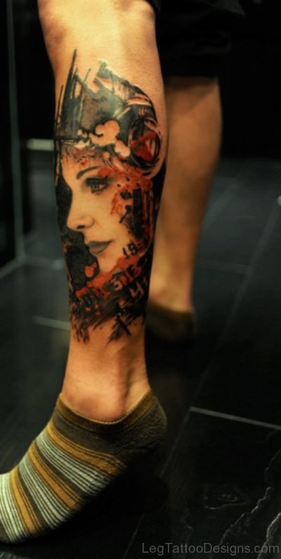 Attarctive Portrait Tattoo