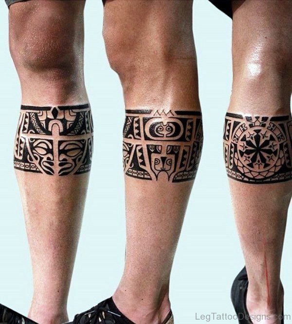 celtic leg tattoos for men