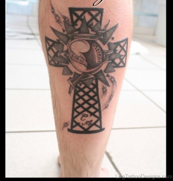 Attractive Cross Tattoo