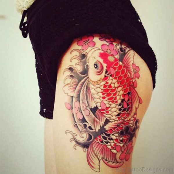 Attractive Fish Tattoo Design