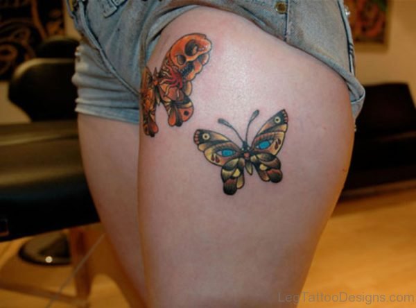 Awesome Butterfly Tattoo Design