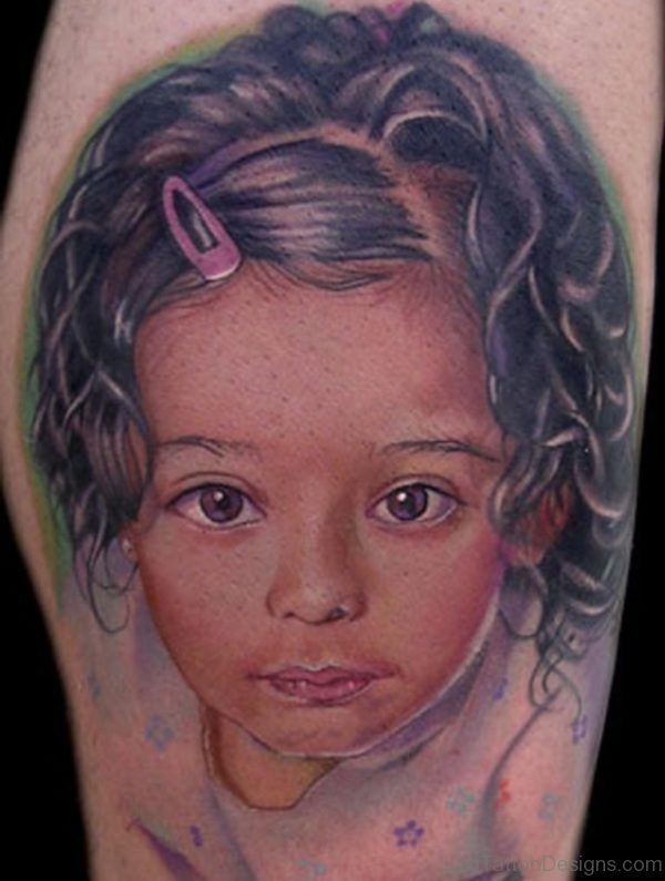 Baby Portrait Tattoo