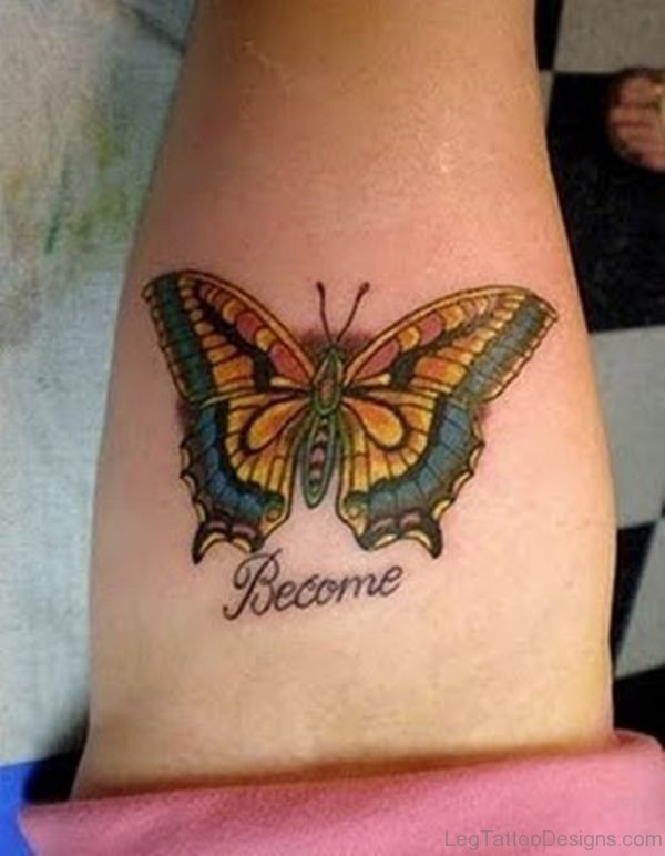 Beautiful Monarch Butterfly Tattoo