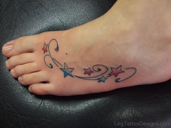 Beautiful Stars Tattoo Design