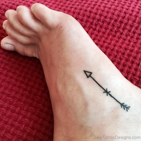 Best Arrow Tattoo On Foot