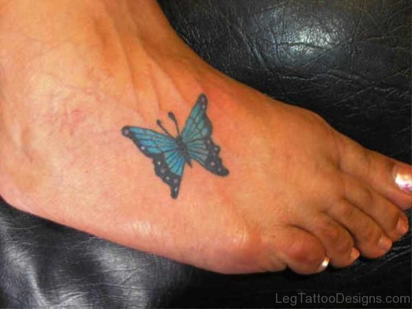 Best Butterfly Tattoo On Foot