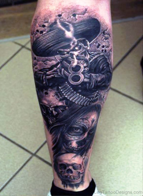 Best Calf Tattoo For Men