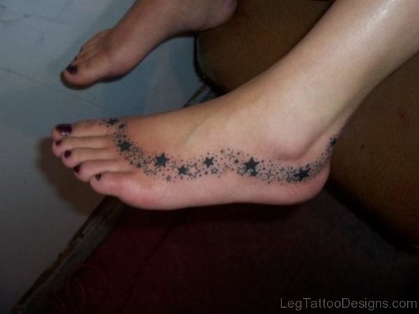 Best Star Tattoo On Foot