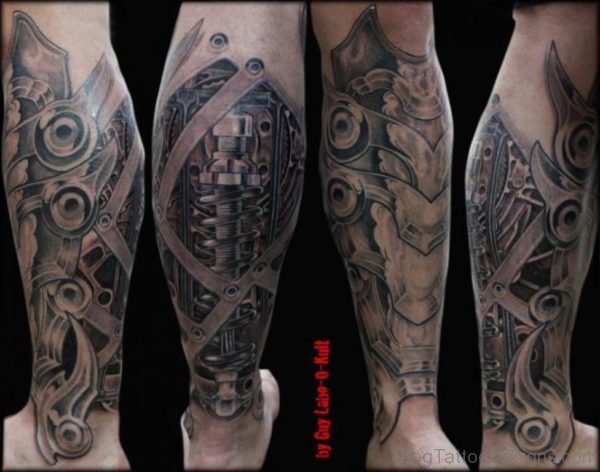 Biomechanical Tattoo For Men