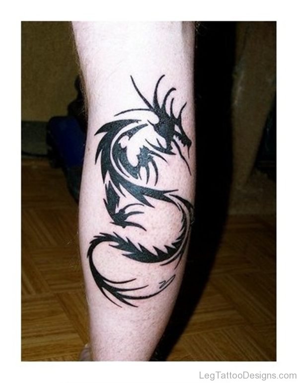 Black Dragon Tattoo Design