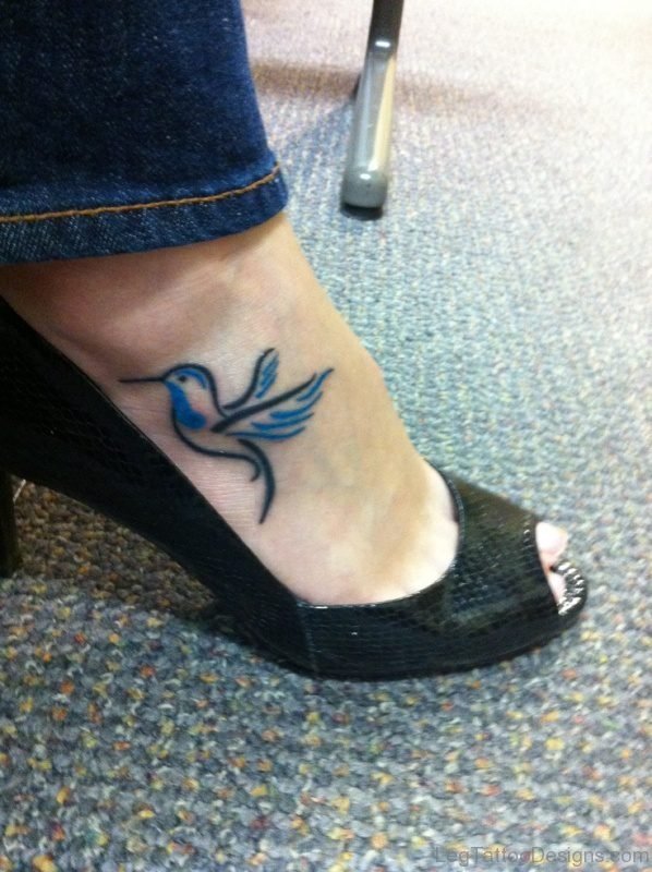 Blue Bird Tattoo Design 1