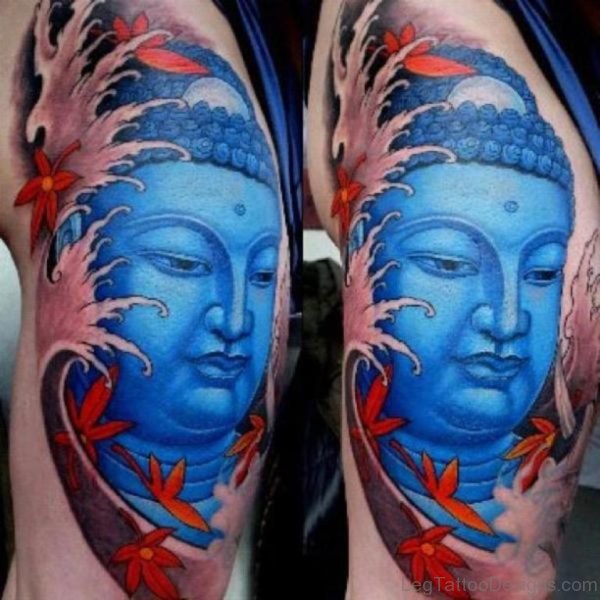 Blue Buddha Tattoo