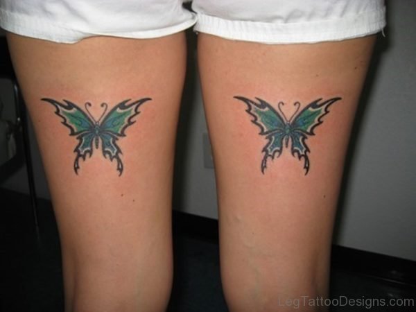 Blue Butterflies Tattoo