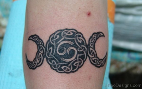 Celtic Moon Tattoo