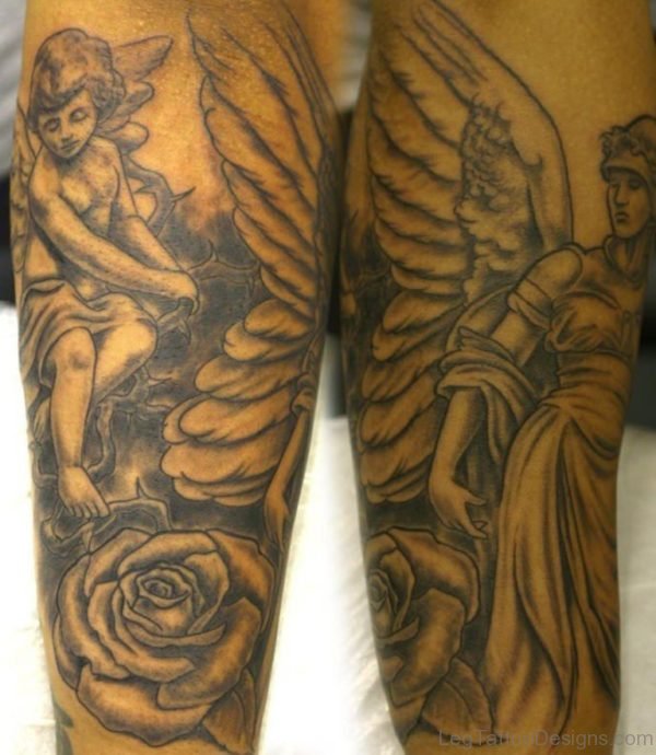 Classic Angel Tattoo