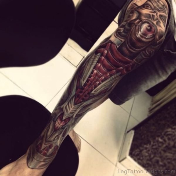 Classic Biomechanical Tattoo