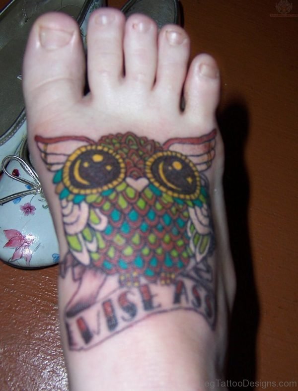 Classic Owl Tattoo