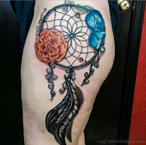 Cool Dreamcatcher Tattoo Design