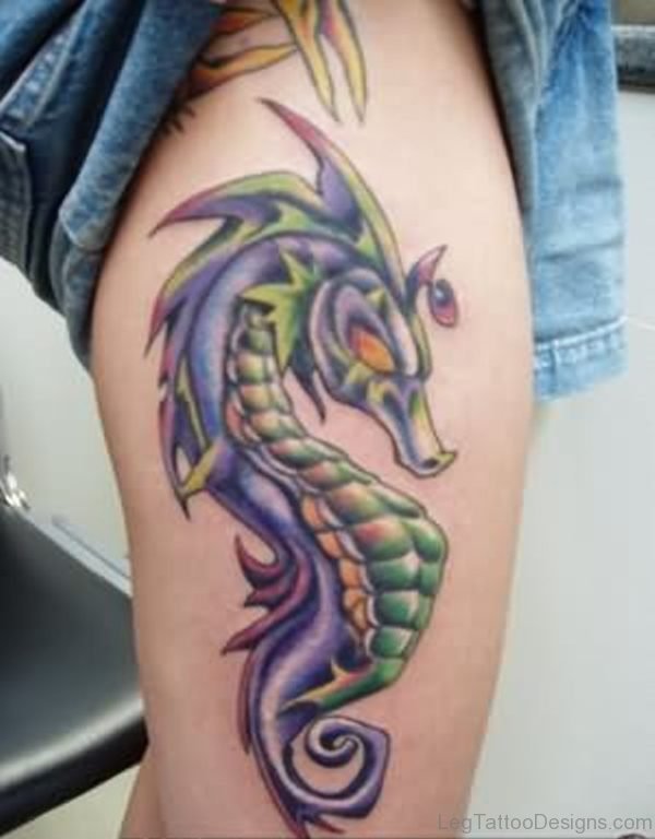 Cute Dragon Tattoo Design