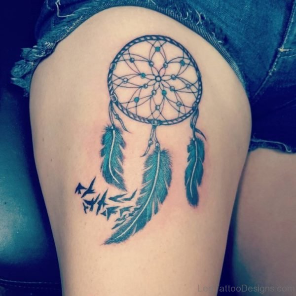 Cute Dreamcatcher Tattoo