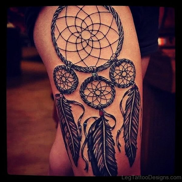 Dreamcatcher Heart Tattoo