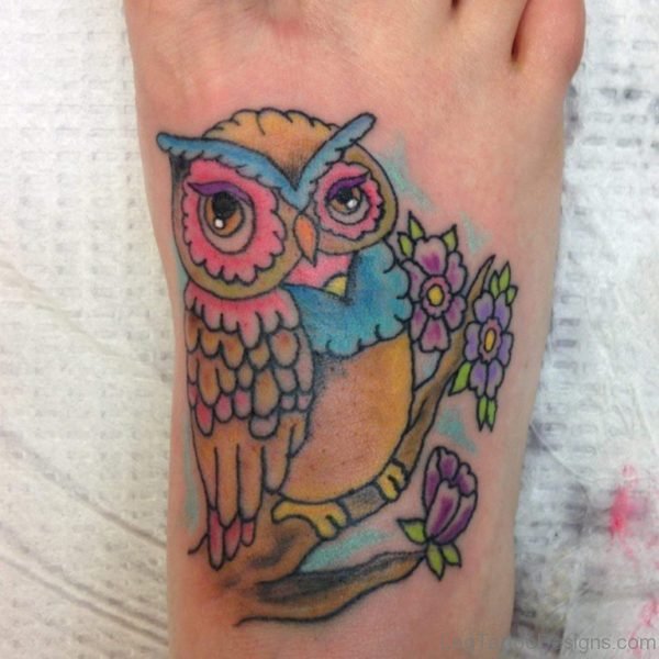 Fabulous Owl Tattoo Design