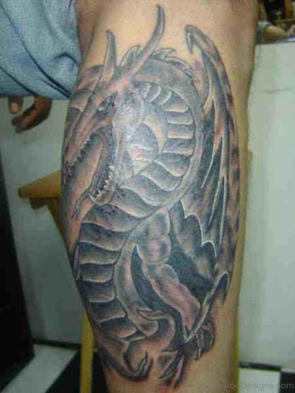 Fanciful Dragon Tattoo
