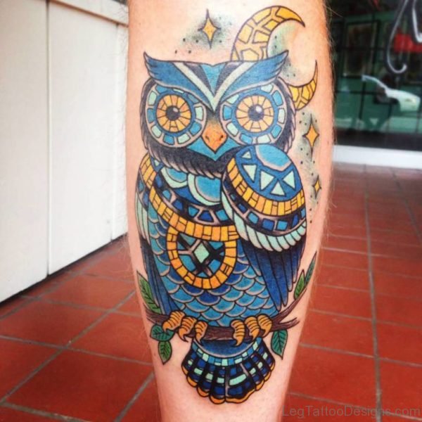 Fantastic Owl Tattoo Design