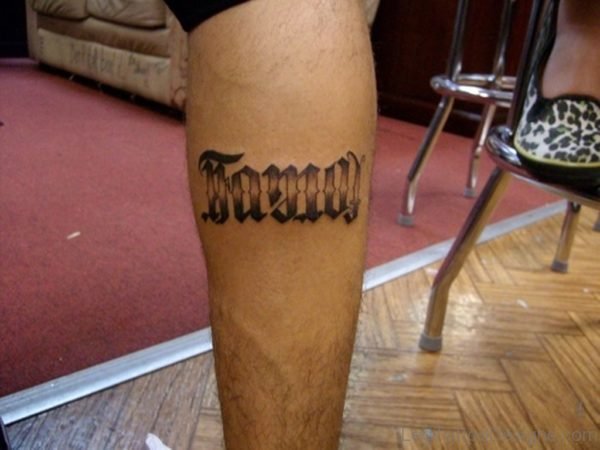 Funky Ambigram Tattoo