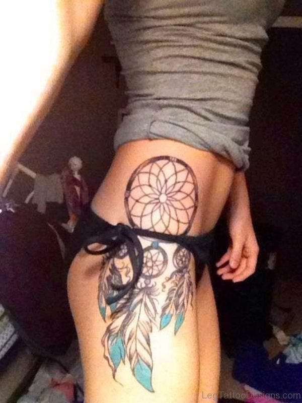 Good Looking Dreamcatcher Tattoo