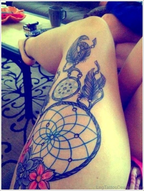 Graceful Dreamcatcher Tattoo