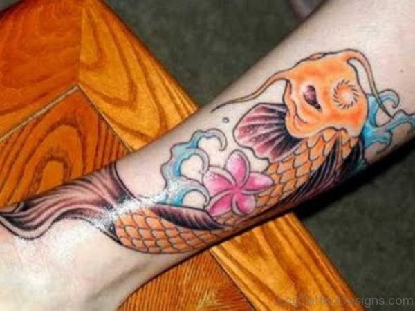 Graceful Fish Tattoo