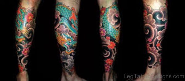 Japanese koi Dragon Tattoo