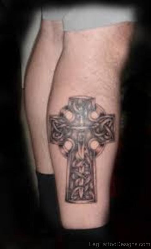 Knot Celtic Cross Tattoo For Men