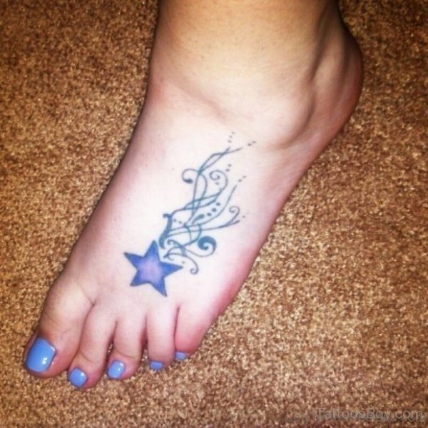 Lovely Star Tattoo