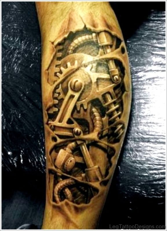 Magnificant Biomechanical Tattoo