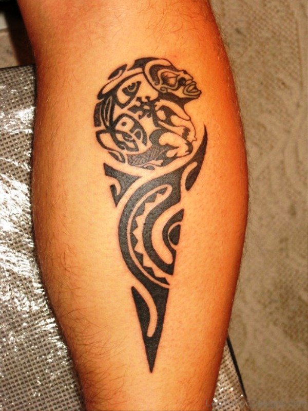 Maori Calf Tattoo