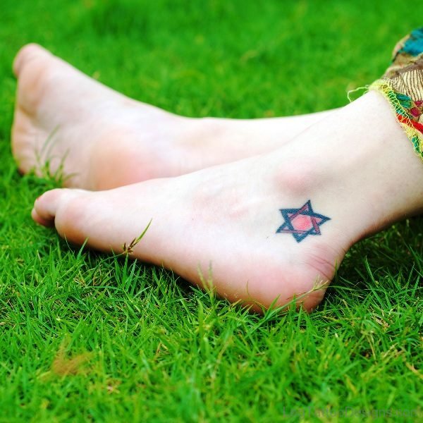 Marvelous Star Ankle Tattoo