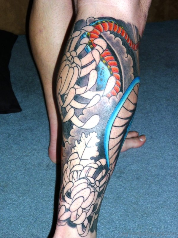 Marvelous Tattoo On Calf