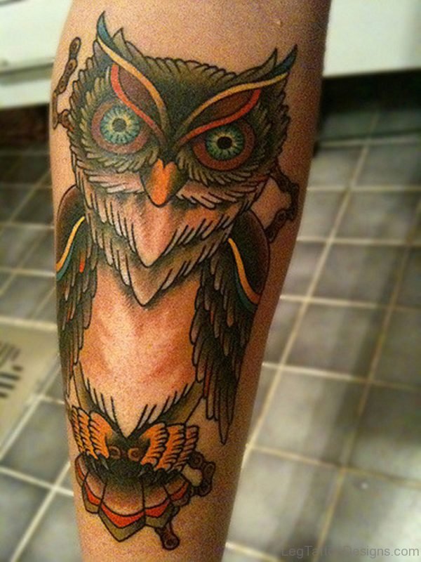 Mind Blowing Owl Tattoo