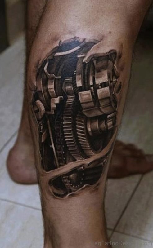 Nice Biomechanical Tattoo