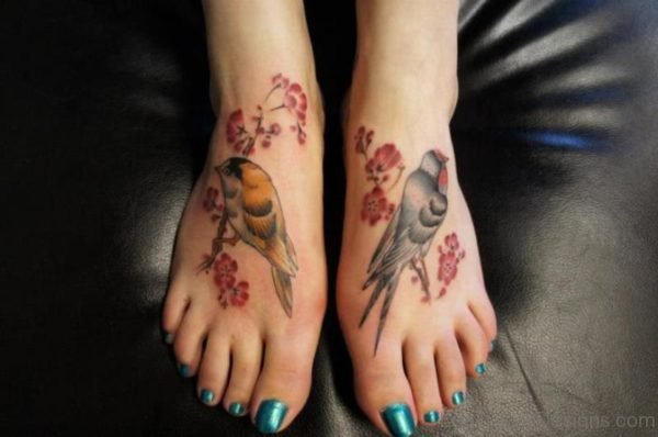 Nice Bird Tattoo Design