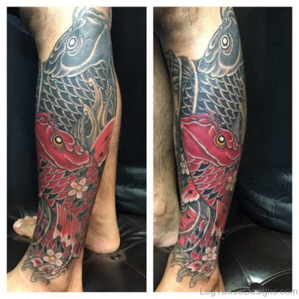 Nice Fish Koi Tattoo