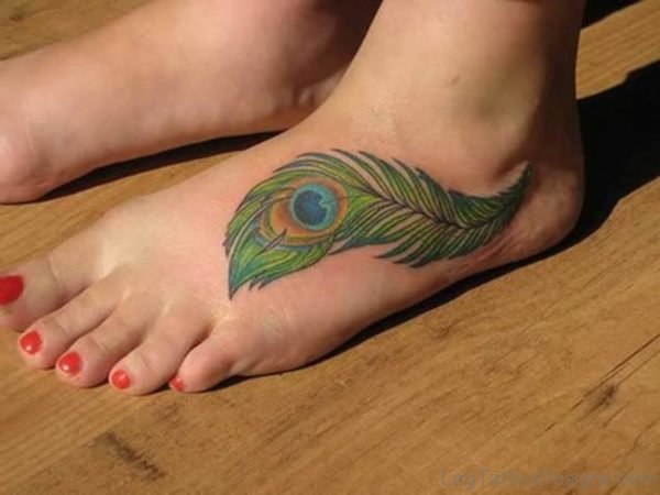 Nice Peacock Tattoo Design