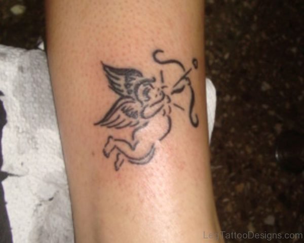 Outline Angel Tattoo