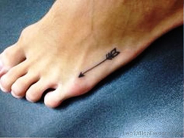 Pic Of Arrow Tattoo On Foot