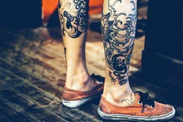 Pic Of Tattoo On Calf